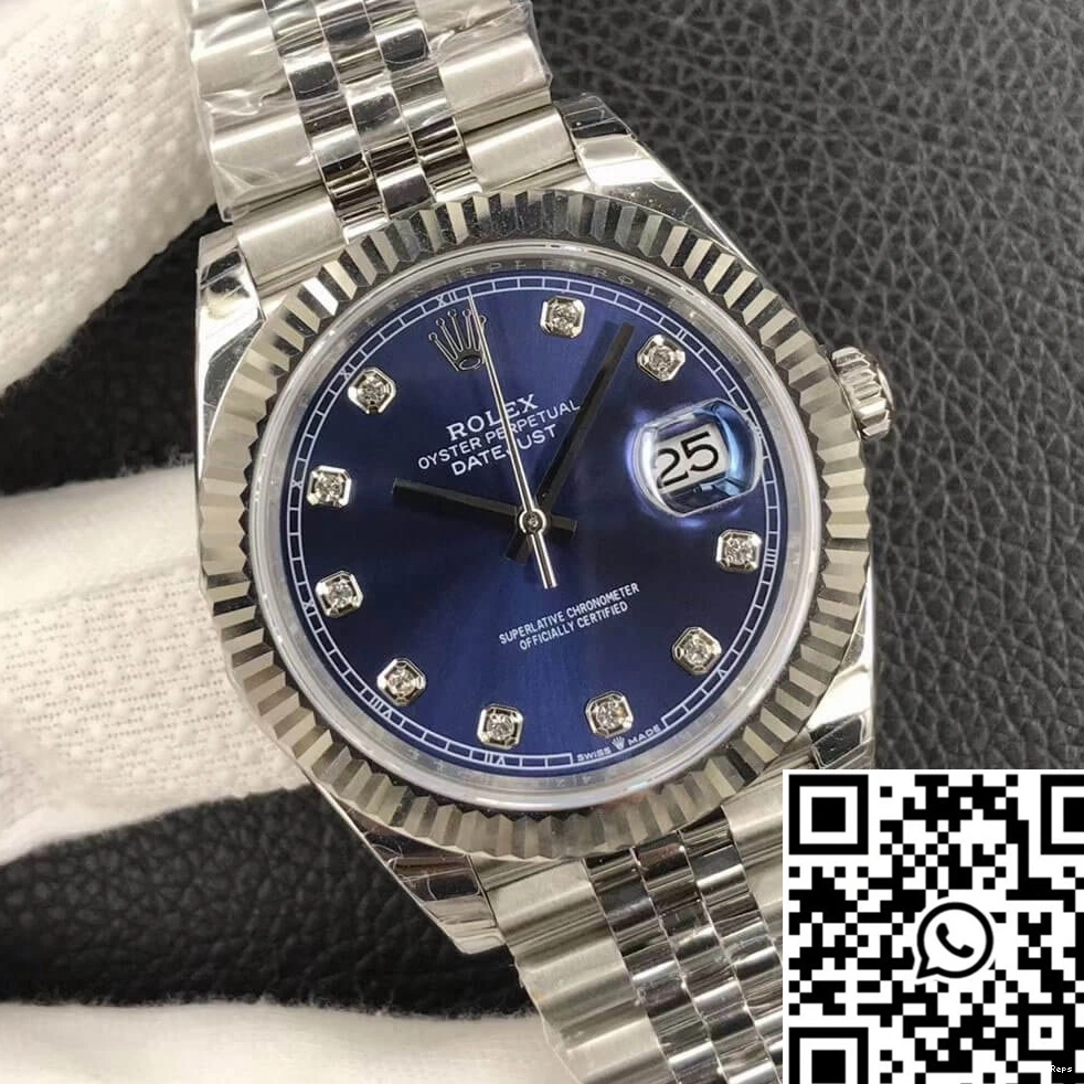 18ct Datejust M126234-0037 EW Factory Gold White Rolex 0314